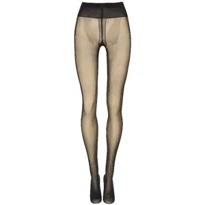 WOLFORD Modestrumpfhose  STARDUST 20 black / crystal schwarz   L Damen