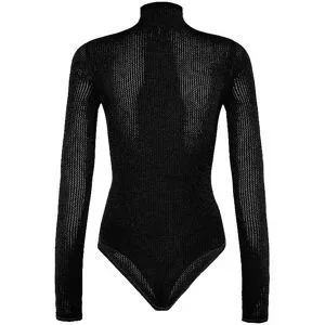 WOLFORD Body SEAMLESS MICRO MESH black schwarz   M Damen