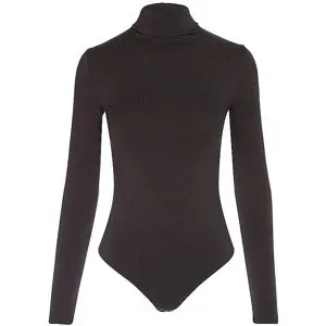 WOLFORD Body  SEAMLESS WOOL dark wood braun   M damen