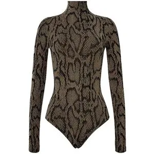 WOLFORD Body SHIMMERING PYTHON olive phthon olive   S Damen