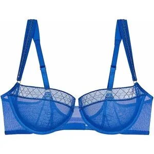 TRIUMPH BH mit Bügel PALINA COSMIC HEARTBEAT illumines blue blau   75F damen