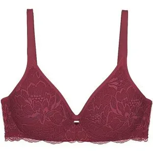 TRIUMPH BH mit Bügel AMOURETTE CHARM sweet marsala dunkelrot   90D damen