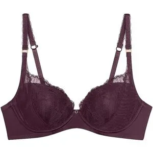 TRIUMPH BH mit Bügel LOVE IN LACE claret dunkelrot   80B Damen