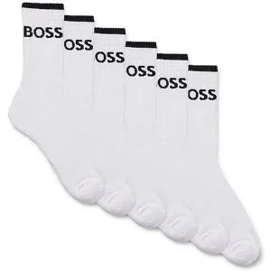 Boss Socken 6er Pkg. white weiss Herren