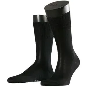FALKE Socken NO 4 PURE SILK black schwarz   41/42 herren