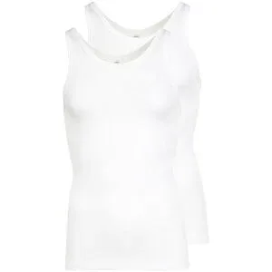 HUBER Trägershirt - Unterhemd  2-er Pkg. weiss   XXL Herren