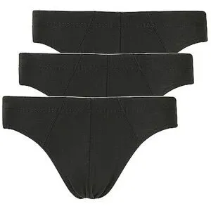 HUBER Slip 3er Pkg Just Comfort Schwarz schwarz   M herren