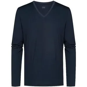 MEY Pyjamashirt yacht blue  blau   XXL Herren