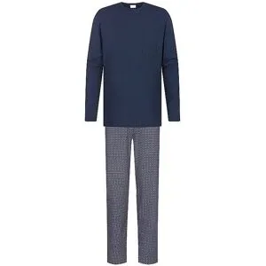 MEY Pyjama yacht blue  blau   L herren
