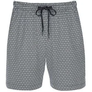 MEY Pyjamashorts ROUND GEO thunder grey blau   XXL herren