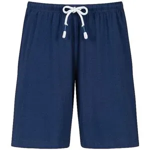 MEY Pyjamashorts SOLID LOVE blue zodiac dunkelblau   M Damen