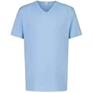 MEY Pyjamashirt far blue hellblau   M Herren