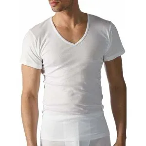 MEY T-Shirt CASUAL COTTON weiss weiss   S herren