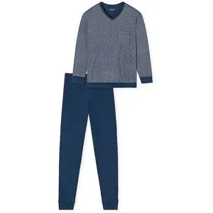 SCHIESSER Pyjama blau dunkelblau   48 herren