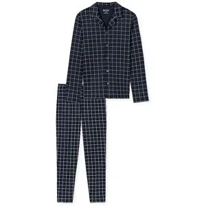 SCHIESSER Pyjama nachtblau dunkelblau   48 Herren
