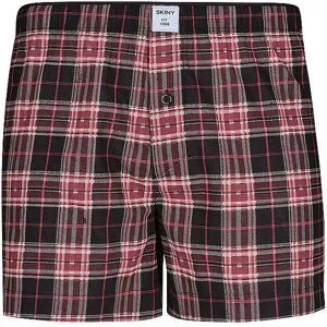 SKINY Boxershorts BOXERSENSATION xmas blackcheck schwarz   S herren