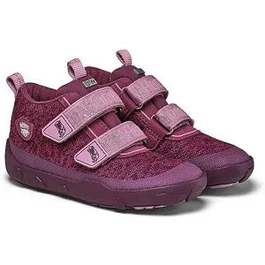 AFFENZAHN Kinder Barfußschuhe - Sneaker KNIT HAPPY Otter dunkelrot   34