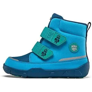 AFFENZAHN Kinder Winterstiefel VEGAN COMFY Oktopus blau   30