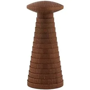 Alessi Salz-, Pfeffer- und Gewürzmühle YUCATAN Holz/Braun braun