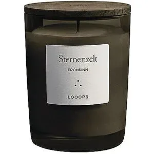 LOOOPS Duftkerze 250g STERNENZELT dunkelblau