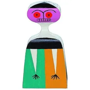 VITRA Deko Holzpuppe 14,6cm Nr 3 bunt baby
