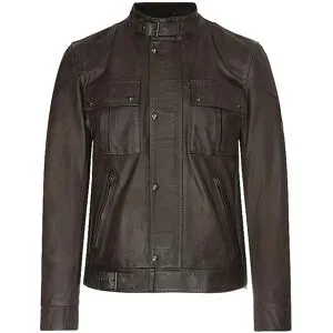 BELSTAFF Lederjacke GANGSTER braun   50 herren