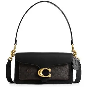 COACH Ledertasche - Umhängetasche TABBY BAG 26 schwarz Damen