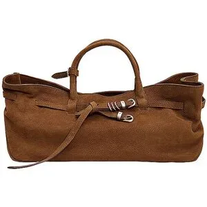 MARGESHERWOOD Ledertasche - Baguette Bag GRANDMA USED BAG braun damen