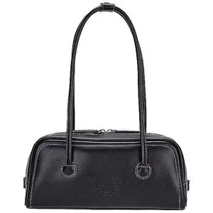 MARGESHERWOOD Ledertasche - Schultertasche SOFT BOSTON EW schwarz Damen
