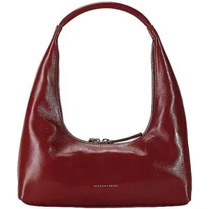 MARGESHERWOOD Ledertasche - Hobo Shoulder dunkelrot Damen