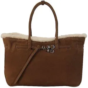 MARGESHERWOOD Ledertasche - Shopper GRANDMA USED BAG Large braun Damen