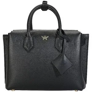 MCM Ledertasche - Henkeltasche MILLA Small schwarz Damen