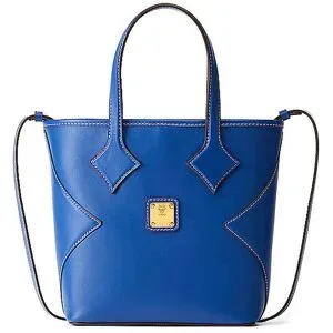 MCM Ledertasche - Shopper DIA Mini blau Damen