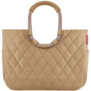 REISENTHEL Tasche - Loopshopper Large Frame Rhombus Ginger  camel Damen