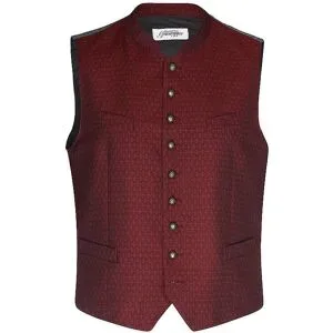 GRASEGGER Trachtengilet VOITL 5 dunkelrot   102 Herren