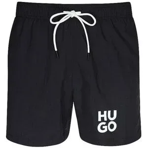 HUGO Badeshorts PAOLO schwarz   S Herren