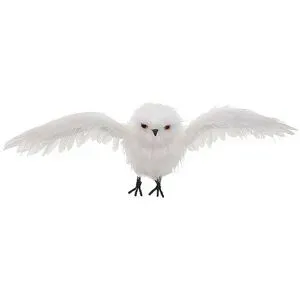 GOODWILL Dekofigur Flying Owl 74 cm weiss weiss