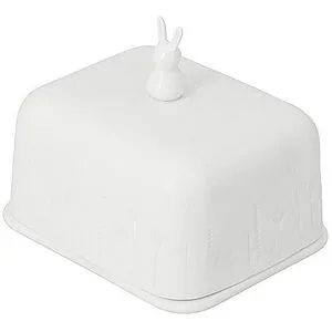 RAEDER Butterdose OSTERZEIT 11x9x9cm Weiss weiss baby