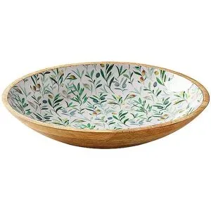ZASSENHAUS Schale 30cm OLIVE MANGO Gelb/Gruen bunt baby