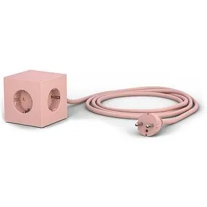 AVOLT Mehrfachsteckdose Square 1 F 1.8MT Old Pink rosa