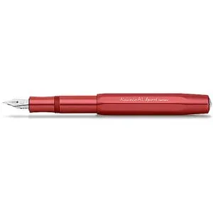 KAWECO Füllhalter Aluminium Sport Deep Red  rosa baby