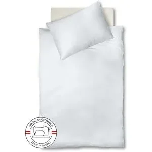 FLEURESSE Satin Bettwäsche Royal Uni 140x220cm Silber hellgrau