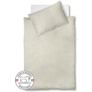 FLEURESSE Seersucker Bettwäsche RIO 70x90cm/140x200cm Creme beige