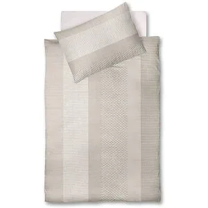 FLEURESSE Satin Bettwäsche  MODERN CLASSIC 70x90cm / 140x220cm Sandstone creme baby