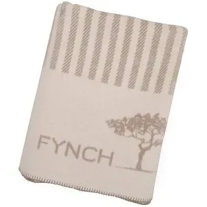 FYNCH-HATTON Wohndecke 150x210cm KOMBERS STRIPED hellgrau