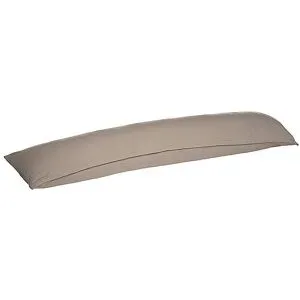 HEFEL Jersey-Bezug Seitenschläferkissen 35x160cm Taupe hellbraun baby