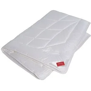 HEFEL Ganzjahresdecke PURE MAIZE 200x200cm (1000g) weiss