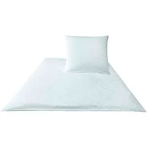 JOOP! Satin Bettwäsche Cornflower 70x90cm / 140x200cm Weiss weiss baby