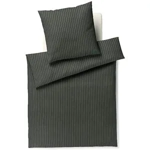 JOOP! Flanell Bettwäsche 70x90cm/140x200cm SOFT STRIPES  hellgrün