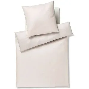 JOOP! Satin Bettwäsche HERRINGBONE 70x90cm/140x220cm Cream beige